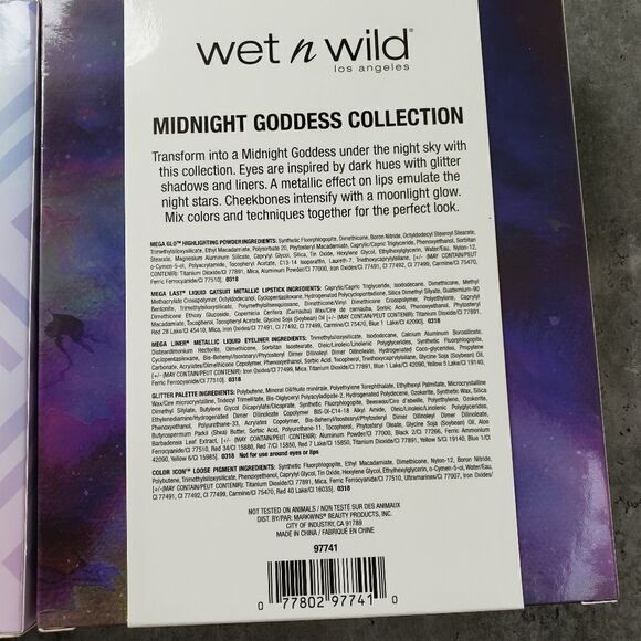 WET N WILD ELECTRIC QUEEN & MIDNIGHT GODDESS SETS NEW - Picture 6 of 6